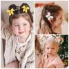 image10PCS 4th of July Mini Butterfly Hair Clips Oaoleer 2quot Hair Bow Blue White Red Butterfly American Flag girl Hair Accessories for Baby Girls Women Independence DaySatin Butterfly