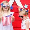 image10PCS 4th of July Mini Butterfly Hair Clips Oaoleer 2quot Hair Bow Blue White Red Butterfly American Flag girl Hair Accessories for Baby Girls Women Independence Day4th of July Butterfly