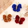 image10PCS 4th of July Mini Butterfly Hair Clips Oaoleer 2quot Hair Bow Blue White Red Butterfly American Flag girl Hair Accessories for Baby Girls Women Independence DayVelvet Butterfly