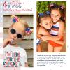 image10PCS 4th of July Mini Butterfly Hair Clips Oaoleer 2quot Hair Bow Blue White Red Butterfly American Flag girl Hair Accessories for Baby Girls Women Independence Day4th of July Butterfly