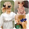 image10PCS 4th of July Mini Butterfly Hair Clips Oaoleer 2quot Hair Bow Blue White Red Butterfly American Flag girl Hair Accessories for Baby Girls Women Independence DayVelvet Butterfly
