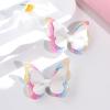 image10PCS 4th of July Mini Butterfly Hair Clips Oaoleer 2quot Hair Bow Blue White Red Butterfly American Flag girl Hair Accessories for Baby Girls Women Independence DayStyle A
