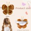 image10PCS 4th of July Mini Butterfly Hair Clips Oaoleer 2quot Hair Bow Blue White Red Butterfly American Flag girl Hair Accessories for Baby Girls Women Independence DayVelvet Butterfly