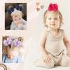 image3 Inch Hair Bows for Baby Girls Oaoleer 40PCS Back to School Pinwheel Bows Grosgrain Ribbon Toddler Bows Clips Hair Barrettes Accessories for Girls 40PCS Ball Hair Bows30PCS 4Inch Pinwheel Hair Bows