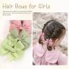 image3 Inch Hair Bows for Baby Girls Oaoleer 40PCS Back to School Pinwheel Bows Grosgrain Ribbon Toddler Bows Clips Hair Barrettes Accessories for Girls 40PCS Ball Hair Bows3inch24pcs