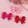 image3Pcs Valentine Bows Clips Mothers Day Hair Bows Gift Pink Bowknot Love Heart Pattern Headwear Hairpin Alligator Clips Bows for Girls Toddlers Kids Womens Valentines Hair Bows  1Valentines Hair Bows  1