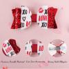 image3Pcs Valentine Bows Clips Mothers Day Hair Bows Gift Pink Bowknot Love Heart Pattern Headwear Hairpin Alligator Clips Bows for Girls Toddlers Kids Womens Valentines Hair Bows  1Valentines Hair Bows  11