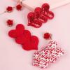 image3Pcs Valentine Bows Clips Mothers Day Hair Bows Gift Pink Bowknot Love Heart Pattern Headwear Hairpin Alligator Clips Bows for Girls Toddlers Kids Womens Valentines Hair Bows  1Valentines Hair Bows  9