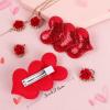 image3Pcs Valentine Bows Clips Mothers Day Hair Bows Gift Pink Bowknot Love Heart Pattern Headwear Hairpin Alligator Clips Bows for Girls Toddlers Kids Womens Valentines Hair Bows  1Valentines Hair Bows  9