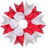 image6PCS 8quot Large Cheer Hair Bows Ponytail Holder Rhinestones Cheerleader Bows with Elastic Band Hair Tie Handmade for Cheerleading Teen Girls College Sports WhiteRedWhiteRed