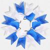 image6PCS 8quot Large Cheer Hair Bows Ponytail Holder Rhinestones Cheerleader Bows with Elastic Band Hair Tie Handmade for Cheerleading Teen Girls College Sports WhiteRedWhiteRoyal Blue
