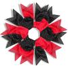 image6PCS 8quot Large Cheer Hair Bows Ponytail Holder Rhinestones Cheerleader Bows with Elastic Band Hair Tie Handmade for Cheerleading Teen Girls College Sports WhiteRedBlackRed