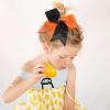 image6PCS 8quot Large Cheer Hair Bows Ponytail Holder Rhinestones Cheerleader Bows with Elastic Band Hair Tie Handmade for Cheerleading Teen Girls College Sports WhiteRedBlackOrange