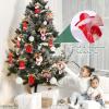 imageOAOLEER 12 Pack Christmas Tree Ornaments Set  Acrylic Christmas Ornaments Snowman Santa Crafts with Party Hanging Decorations
