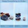 imageOAOLEER 2Pcs Scrunchie Holder StandClear Jewelry Organizer for Teen Girl Women Gifts The Perfect Scrunchy Display Organizer2pcs scrunchies holder