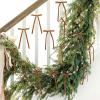 imageOAOLEER 30pcs Velvet Bows for Christmas Tree Christmas Wreath Garland Bow Rustic Crafts Present Bows Vintage 38inch Velvet Ribbon for Xmas Home Outdoor Indoor KhakiKhaki