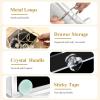 imageOAOLEER Acrylic Jewelry Organizer Box Clear Jewelry Holder Stand with 30PCS Portable Travel Bags ampamp 2 Drawers 100 Independent Jewelry Storage for Earring Bracelet Ring Watches Necklace Organizer