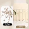 imageOAOLEER Acrylic Necklace Organizer Clear Necklace Holder Stand Jewelry Organizer Display Hanger Rack with Bilateral Hooks for Necklaces Pendant Bracelets Ring116In