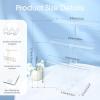 imageOAOLEER Acrylic Necklace Organizer Clear Necklace Holder Stand Jewelry Organizer Display Hanger Rack with Bilateral Hooks for Necklaces Pendant Bracelets RingTall 137In3 Layers