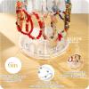 imageOAOLEER Bracelet Holder Display Bracelet OrganizerAcrylic Bracelet Display Stand for Vendor 3 Tier Jewelry Holder Rack Bar with 36 hooks for Bangle KeyChain Selling 3 Layer16inch
