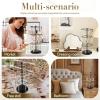 imageOAOLEER Bracelet Holder Display3Tier Rotating Bracelet Organizer Jewelry Stand Black Metal Jewelry Display for Vendor With 54 Hooks