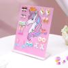 imageOAOLEER Earring Holder Stand 120 Holes Acrylic Earrings Organizer Jewelry Rack Display for Girls PinkAPinkA