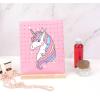 imageOAOLEER Earring Holder Stand 120 Holes Earring Organizer Jewelry Rack Display for Girls Pink