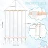 imageOAOLEER Hair Bow Holder Organizer for Girls Hair BowsHair Accessories Headband Organizer Bow Storage Hanger with hook for Baby Girls Wall Hanging Decor for Toddler Girls White AWhite