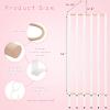 imageOAOLEER Hair Bow Holder Organizer for Girls Hair BowsHair Accessories Headband Organizer Bow Storage Hanger with hook for Baby Girls Wall Hanging Decor for Toddler Girls White AWhite A