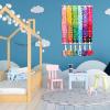 imageOAOLEER Hair Bow Holder Organizer for Girls Hair BowsHair Accessories Headband Organizer Bow Storage Hanger with hook for Baby Girls Wall Hanging Decor for Toddler Girls White AWhite