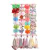 imageOAOLEER Hair Bow Holder Organizer for GirlsHair Clips Headband Organizer Storage Wall Hanging Home Decor for Girls Room 1Pcs White 20Inch1Pcs Pink