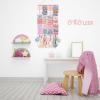 imageOAOLEER Hair Bow Holder Organizer for GirlsHair Clips Headband Organizer Storage Wall Hanging Home Decor for Girls Room 1Pcs White 20Inch1Pcs Pink