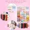 imageOAOLEER Hair Bow Holder Organizer for GirlsHair Clips Headband Organizer Storage Wall Hanging Home Decor for Girls Room 1Pcs White 20Inch1Pcs White 20Inch