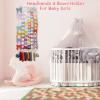 imageOAOLEER Hair Bow Holder Organizer for GirlsHair Clips Headband Organizer Storage Wall Hanging Home Decor for Girls Room 1Pcs White 20Inch1Pcs White 35Inch