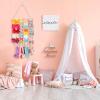 imageOAOLEER Hair Bow Holder Organizer for GirlsHair Clips Headband Organizer Storage Wall Hanging Home Decor for Girls Room 1Pcs White 20Inch1Pcs White