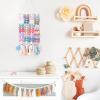 imageOAOLEER Hair Bow Holder Organizer for GirlsHair Clips Headband Organizer Storage Wall Hanging Home Decor for Girls Room 1Pcs White 20Inch1Pcs White