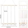 imageOAOLEER Hair Bow Holder Organizer for GirlsHair Clips Headband Organizer Storage Wall Hanging Home Decor for Girls Room 1Pcs White 20Inch1Pcs White