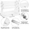 imageOAOLEER Headband Holder Clear Jewelry Organizer for Teen Girl Women Gifts The Perfect Headband Display Organizer Acrylic with DrawerAcrylic with Drawer
