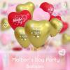 imageOAOLEER Mothers Day Party Decorations Supplies Set Include 15pcs Banners ampamp 9PCS Mothers Day Honeycomb Centerpiece Table Decorations ampamp18pcs Mothers Day Balloons