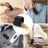 imageOAOLEER Travel Ring ampamp Jewelry Keychain Holder  3 Layers Small Necklace ampamp Bracelet Holder for Gym Sports Bag Black 3 LayerBlack