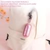 imageOAOLEER Travel Ring ampamp Jewelry Keychain Holder  3 Layers Small Necklace ampamp Bracelet Holder for Gym Sports Bag Black 3 LayerPink