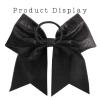 imageOaoleer 12PCS 7quot Large Glitter Cheer Hair Bows Ponytail Holder Elastic Band Handmade for Cheerleading Teen Girls College Sports Glitter Black 12PCSGlitter Black 12PCS
