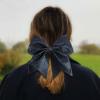 imageOaoleer 12PCS 7quot Large Glitter Cheer Hair Bows Ponytail Holder Elastic Band Handmade for Cheerleading Teen Girls College Sports Glitter Black 12PCSGlitter Navy 6PCS