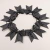 imageOaoleer 12PCS 7quot Large Glitter Cheer Hair Bows Ponytail Holder Elastic Band Handmade for Cheerleading Teen Girls College Sports Glitter Black 12PCSGlitter Colorful Black 6PCS