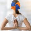 image16PCS 8quot Large Cheer Hair Bows Ponytail Holder Elastic Band Handmade for Cheerleading Teen Girls College Sports 16 Pcs OrangeRoyal blueOrange
