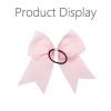 image16PCS 8quot Large Cheer Hair Bows Ponytail Holder Elastic Band Handmade for Cheerleading Teen Girls College Sports White 1 Count Pack of 16Pink