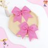 imageOAOLEER 2PCS 8quot Jumbo Cheer Bow Clip with Tails Large Cheerleading Hair Bows for Girls Teen Softball Cheerleader Outfit Uniform RedHot Pink