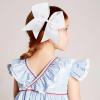 imageOAOLEER 2PCS 8quot Jumbo Cheer Bow Clip with Tails Large Cheerleading Hair Bows for Girls Teen Softball Cheerleader Outfit Uniform RedWhite