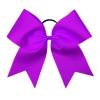 imageOaoleer 21PCS 8quot Large Cheer Bows White Bows Jumbo Cheerleader Bow with Ponytail Holder Elastic Band Handmade for Cheerleading Teen Girls College SportsPurple 21PCS