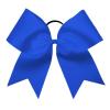imageOaoleer 21PCS 8quot Large Cheer Bows White Bows Jumbo Cheerleader Bow with Ponytail Holder Elastic Band Handmade for Cheerleading Teen Girls College SportsRoyal Blue 21PCS